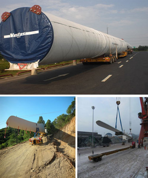 青島風力設備運輸公司，青島風力發(fā)電機運輸公司